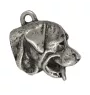 Rottweiler - Halskette mit Hund, Hundeanhänger an einer silbernen Kette, einzigartiger Schmuck der Marke Art-Dog