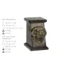 St. Bernard, Saint Bernard, Alpine Mastiff, Bernhardiner - urn for dog ashes, elegant urn with a statue, commemorative urn with a bust of a dog by Art-Dog brand