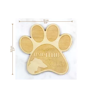 Chart perski, Saluki podkładka pod kubek ze sklejki Art-Dog