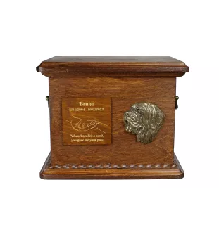 Bernardyn urna z plakietką z psem Art-Dog