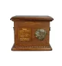 St. Bernard, Saint Bernard, Alpine Mastiff, Bernhardiner - urn for dog ashes, personalized urn with engraving and bas-relief, commemorative box for dog ashes by Art-Dog brand