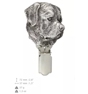 Rottweiler clipring posrebrzany w pudełku Art-Dog