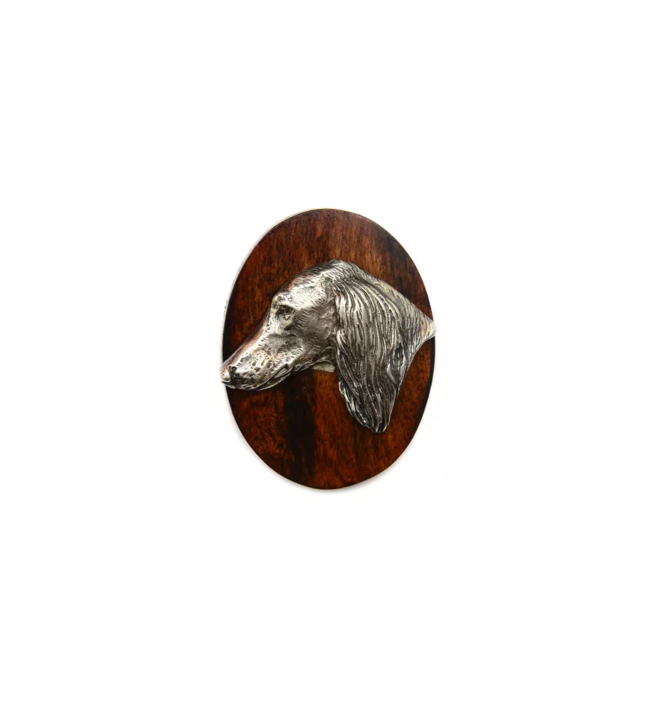 Saluki, Persian Greyhound, Arabian hound, Gazelle hound - Dog show brooch, starter number clip, dog pin by Art-Dog