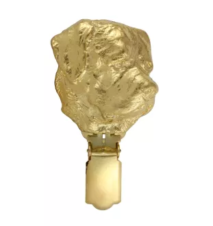 Rottweiler clipring pozłacany w pudełku Art-Dog