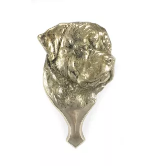 Rottweiler, Bouvier allemand - heurtoir de porte en forme de tête de chien, heurtoir en laiton, décoration rétro de porte de la marque Art-Dog