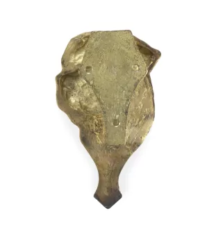 Rottweiler - Türklopfer in Form eines Hundekopfes, Messing-Türklopfer, Retro-Dekoration an der Tür der Marke Art-Dog