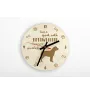 Rottweiler, Rott, Rottie - clock with a dog, wooden clock, wall clock for dog lovers, clock for desk and shelf, Art-Dog