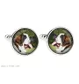 Saint-bernard, Chien Du Mont Saint-Bernard - Boutons de manchette et cravate avec votre photo, accessoire de costume, bijoux pour hommes de la marque Art-Dog.