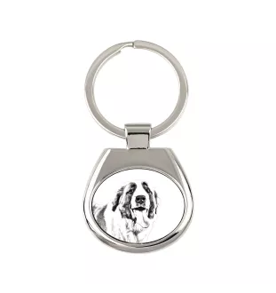 Saint-bernard, Chien Du Mont Saint-Bernard - porte-clés avec chien, porte-clés imprimé, breloque personnalisée de la marque Art-Dog