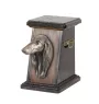 Saluki, Persian Greyhound, Arabian hound, Gazelle hound - urn for dog ashes, elegant urn with a statue, commemorative urn with a bust of a dog by Art-Dog brand