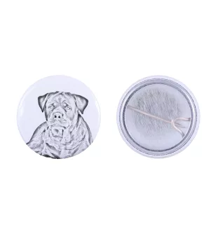 Rottweiler, Rott, Rottie - pin with your dog, add your own photo, Art-Dog brand