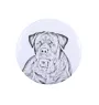 Rottweiler, Rott, Rottie - pin with your dog, add your own photo, Art-Dog brand