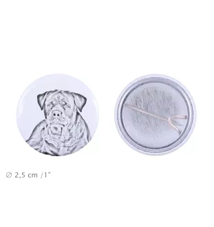 Rottweiler, Rott, Rottie - pin with your dog, add your own photo, Art-Dog brand