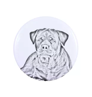 Rottweiler, Bouvier allemand - aimant avec un œil de chien, exceptionnellement léger, aimant puissant, produit fabriqué à la main par la marque Art-Dog