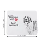 St. Bernard, Saint Bernard, Alpine Mastiff, Bernhardiner - mouse pad with print, personalized dog-themed mouse pad, unique gadget for an office worker by Art-Dog brand
