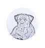 Rottweiler - Anstecknadel mit Ihrem Hund, fügen Sie Ihr eigenes Foto hinzu, Marke Art-Dog