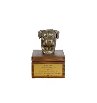 Rottweiler urna na skrzynce brązowa Art-Dog