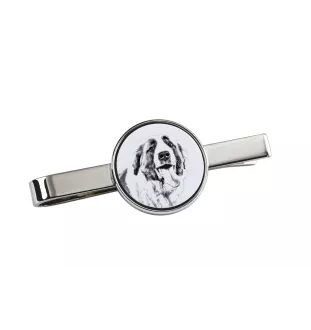 Bernardyn spinka do krawatu z psem Art-Dog