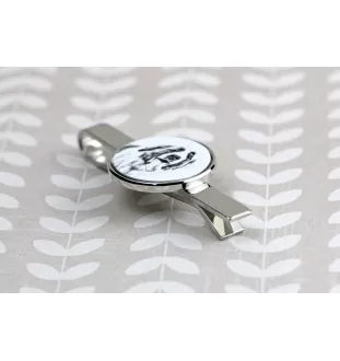 St. Bernhardshund, Bernhardiner - Krawattenklammer mit Hund, personalisierter Krawattenclip, einzigartiges Geschenk für Männer von der Marke Art-Dog