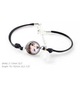 Saluki, Persischer Windhund - Armband mit Ihrem Foto handgefertigt, einzigartiger Schmuck der Marke Art-Dog