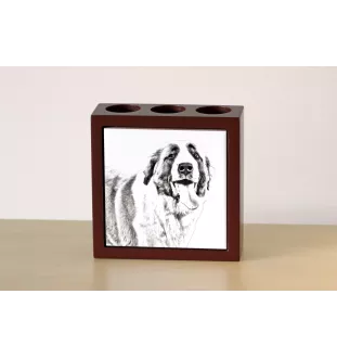 Bernardyn stojak na długopisy z psem Art-Dog