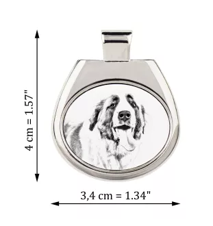 Saint-bernard, Chien Du Mont Saint-Bernard - collier avec chien, pendentif personnalisé avec photo, collier unique pour femmes et hommes de la marque Art-Dog
