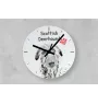 St. Bernard, Saint Bernard, Alpine Mastiff, Bernhardiner - wall clock with a dog, shelf clock with a print, personalized home decoration from the Art-Dog brand