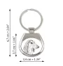 Saluki, Persian Greyhound, Arabian hound, Gazelle hound I - keychain with a dog, keychain with a print, personalized pendant from the Art-Dog brand