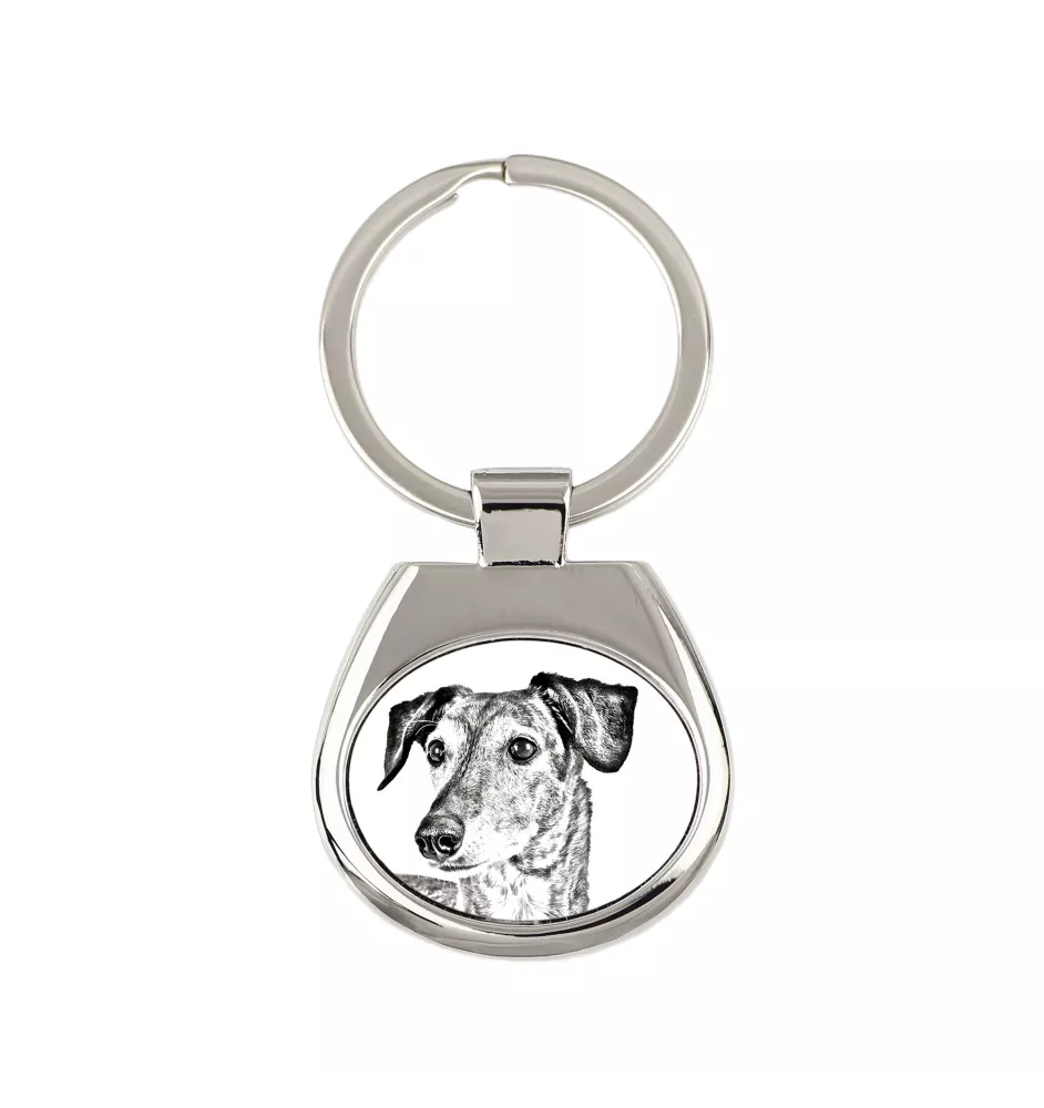 Saluki, Persian Greyhound, Arabian hound, Gazelle hound - keychain with a dog, keychain with a print, personalized pendant from the Art-Dog brand