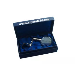 St. Bernhardshund, Bernhardiner - Anhänger mit einem Foto eines Hundes, Schlüsselanhänger aus Kristall in einer Geschenkbox, ein einzigartiges Geschenk von Art-Dog