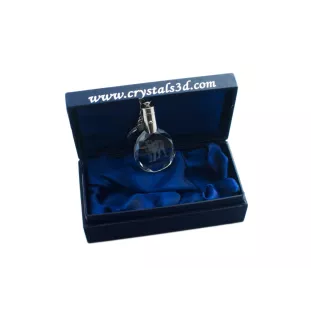 Saint-bernard, Chien Du Mont Saint-Bernard - pendentif avec une photo de chien, porte-clés en cristal dans une boîte cadeau, un cadeau unique par Art-Dog