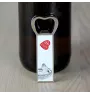 Saluki, Persian Greyhound, Arabian hound, Gazelle hound I - bottle opener with a dog, personalized fridge opener, unique gift for a man by Art-Dog brand