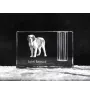 Saint-bernard, Chien Du Mont Saint-Bernard - Porte-stylos, organiseur en cristal avec photo de chien, décoration de bureau unique par la marque Art-Dog