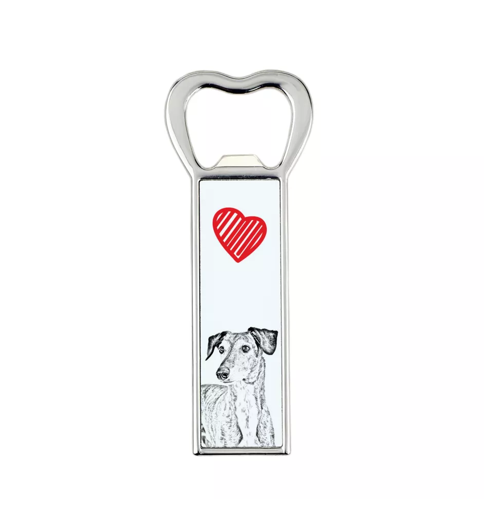 Saluki, Persischer Windhund - Flaschenöffner mit Hund, personalisierter Flaschenöffner für den Kühlschrank, ein einzigartiges Geschenk für Männer von der Marke Art-Dog