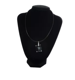 Saint-bernard, Chien Du Mont Saint-Bernard - Pendentif chien en cristal, collier photo, bijoux uniques par Art-Dog