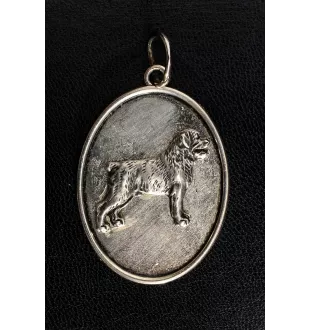 Rottweiler, Bouvier allemand - collier avec chien, pendentif pour maman de chien, bijoux uniques de la marque Art-Dog