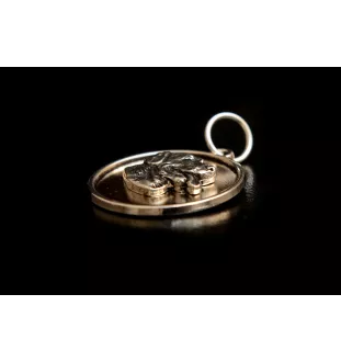 Rottweiler II - Halskette mit Hund, Anhänger für Hundemama, einzigartiger Schmuck der Marke Art-Dog