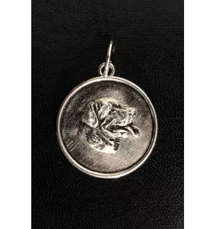 Rottweiler II - Halskette mit Hund, Anhänger für Hundemama, einzigartiger Schmuck der Marke Art-Dog