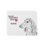 Saluki, Persian Greyhound, Arabian hound, Gazelle hound I - mouse pad with print, personalized dog-themed mouse pad, unique gadget for an office worker by Art-Dog brand