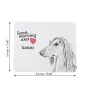 Saluki, Persian Greyhound, Arabian hound, Gazelle hound I - mouse pad with print, personalized dog-themed mouse pad, unique gadget for an office worker by Art-Dog brand