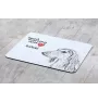 Saluki, Lévrier persan I - tapis de souris personnalisé avec impression, tapis de souris personnalisé avec chien, accessoire unique pour employé de bureau de la marque Art-Dog