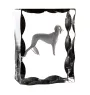 Saluki, Lévrier persan I - cristal avec photo de chien, statuette en verre avec photo, cadre exceptionnel avec photo de la marque Art-Dog