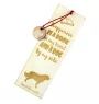 St. Bernard, Saint Bernard, Alpine Mastiff, Bernhardiner - dog bookmark, personalized bookmark, dog gadget for Art-Dog brand readers