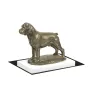 Rottweiler, Bouvier allemand - statuette de chien, figurine sur un socle blanc, trophée pour exposition de chiens de la marque Art-Dog