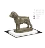 Rottweiler, Bouvier allemand - statuette de chien, figurine sur un socle blanc, trophée pour exposition de chiens de la marque Art-Dog