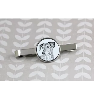 Saluki, Persischer Windhund - Krawattenklammer mit Hund, personalisierter Krawattenclip, einzigartiges Geschenk für Männer von der Marke Art-Dog