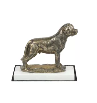 Rottweiler II statuetka na białym drewnie Art-Dog