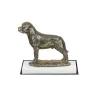 Rottweiler, Bouvier allemand II - statuette de chien, figurine sur un socle blanc, trophée pour exposition de chiens de la marque Art-Dog
