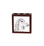 Saluki, Persian Greyhound, Arabian hound, Gazelle hound I - pen holder with a dog, desk organizer with a print, personalized desk decoration from the Art-Dog brand.