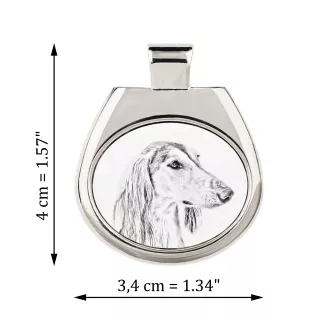 Chart perski, Saluki I zawieszka naszyjnik z psem Art-Dog